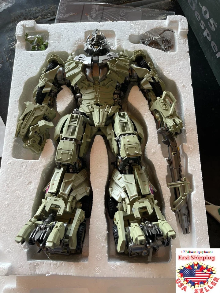 Nueva caja Juguetes Únicos Transformación R-05 PELÍCULA Megat ron dañada Original EE. UU. Foto 2 de 4