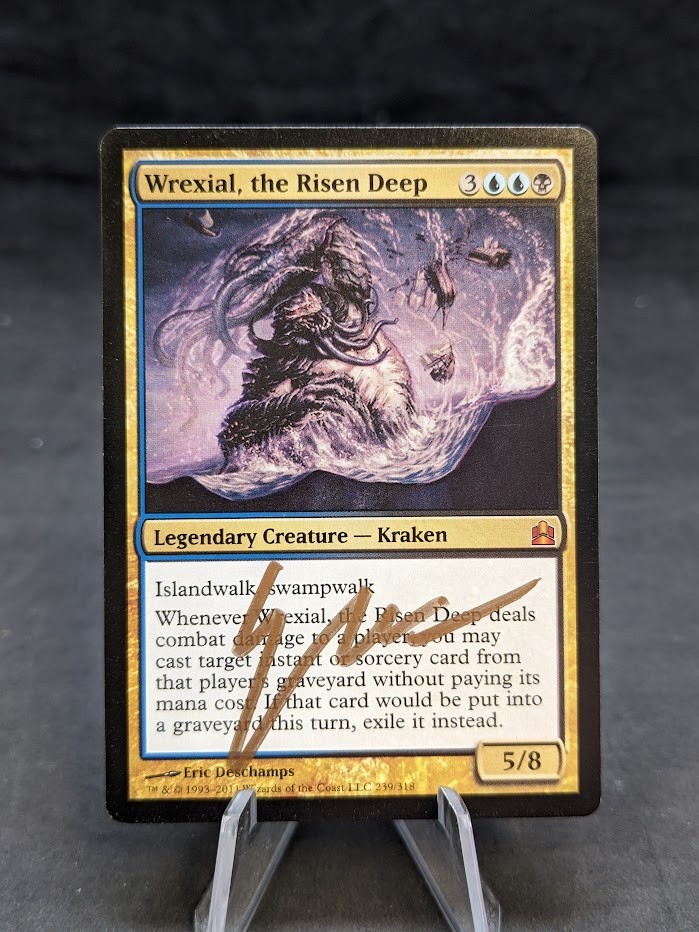 Wrexial, the Risen Deep | MTG Magic Commander 2011 | Artist Signed | MP