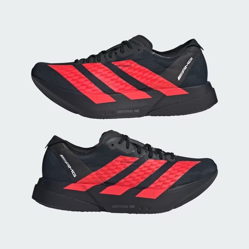 adidas Adizero Adios Pro4 AMG KH8840 Core Black Lucid Red Men's