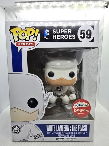 Funko Pop! Vinyl: DC Universe - The Flash White Lantern Fugitive Toys Exclusive