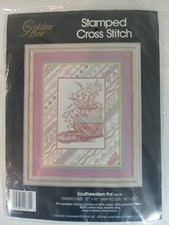 Golden Bee Stamped Cross Stitch Kit 20379 Southwestern Pot 12x16