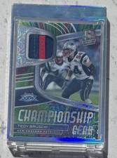 TEDY BRUSCHI 2021 PANINI SPECTRA CHAMPIONSHIP GEAR  PLAYER WORN PRIZM 09/25
