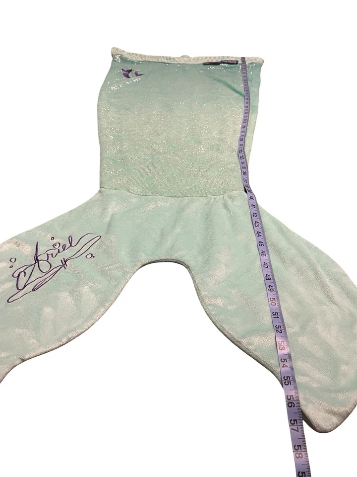 🔥 Saco de dormir Blankie Tails Ariel verde cola de sirena usado en excelente estado niños ¡talla única! 🔥 Foto 2 de 4
