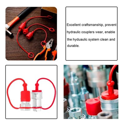 Hydraulik Schnellkupplung Staubkappen Abdeckungen für ISO-B 14 vielseitig