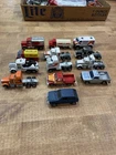 Vintage Lot Of Diecast Tomica Playart Yatming Matchbox SM Trucks