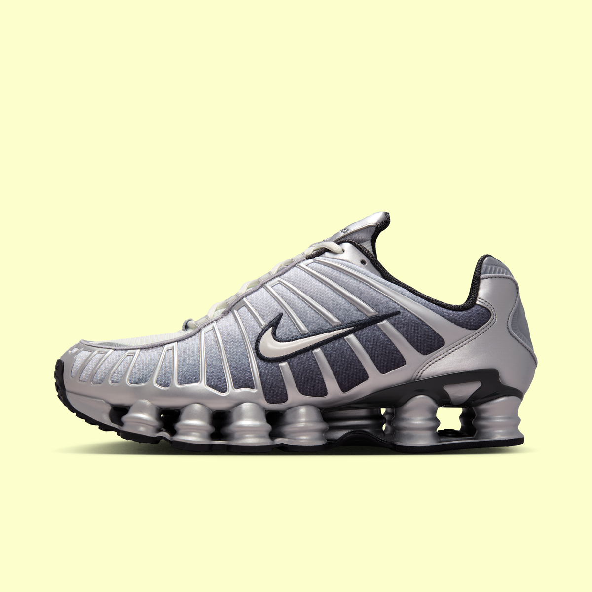Nike Shox TL Print Metalic Silver IH4466-095 Men's Size 9.5 Shoes