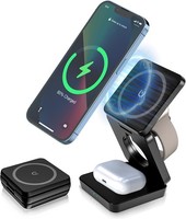 Kabellose Ladestation 3 In 1 Induktiv FüR Iphone Apple Watch Airpods Faltbar