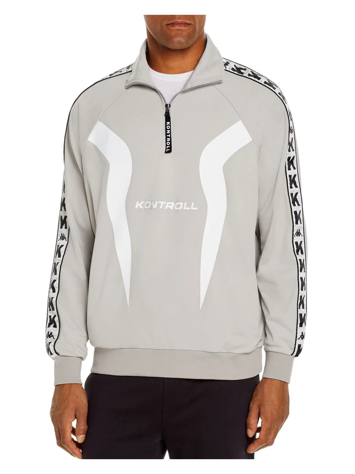 KAPPA Hombres Control Banda Cuello Cuarto Cremallera Sudadera XL Foto 2 de 3