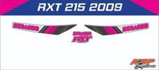 SEADOO RXT 215 2009 Graphics / Decal / Sticker Kit Pink hood decals only