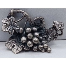 Vintage SIXTREES LTD. Pewter Gnarly Grape Vines Collectible Knick Knack