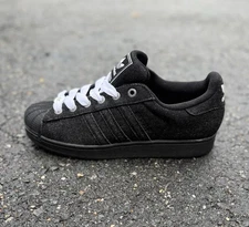adidas Originals Superstar II JQ3211 Denim Core Black Cloud White Men's Size  G