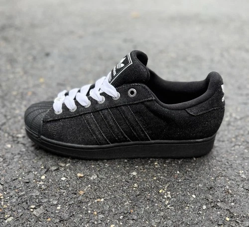 adidas Originals Superstar II JQ3211 Denim Core Black Cloud White Men's Size  G