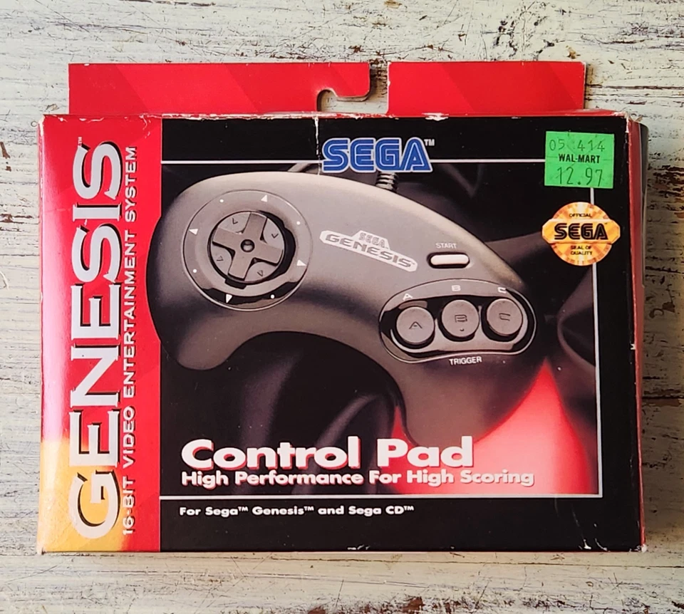 Sega — Genesis Control Pad | Model MK-1650 | Boxed Original 3-Button Pad - Image 3 of 4