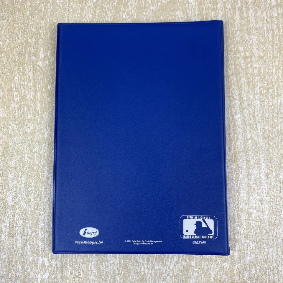 1991 Line Drive Babe Ruth 20 Card Set Yankees - Display Book - Statistics Sheet - Image 3 of 4