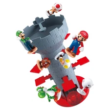 Games Super Mario Blow Up! Shaky Tower Balancing Game, Tabletop Skill and Action