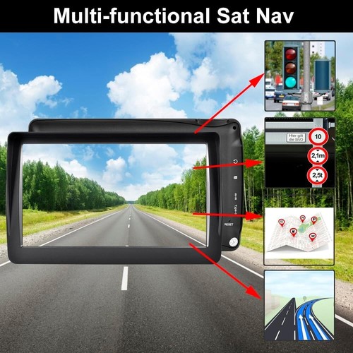 Car GPS Navigation 7 Inch Touch Screen 2025 Maps Spoken Direction - Picture 3 of 4