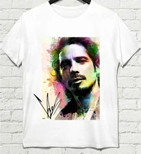 Inspired Chris Cornell Signature For Fan White Unisex All size T-Shirt