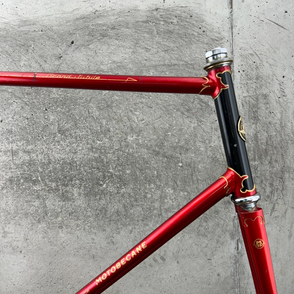 Vintage Motobecane Grand Jubilee Frame Set 63 cm 700c 126 XL Large French Campy - Image 3 of 4