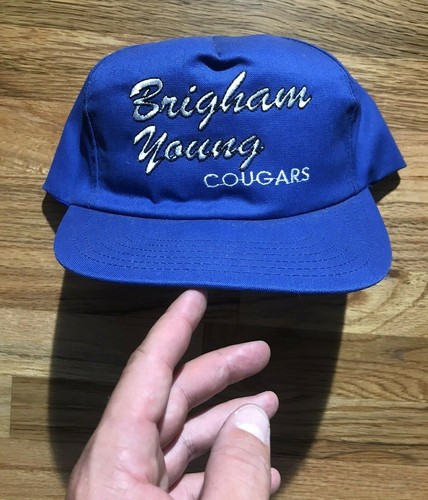 Vintage BYU Hat Cap SnapBack Cougars 