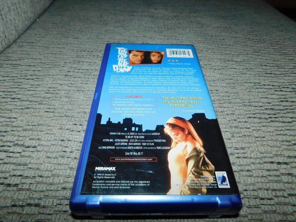 Tie Me Up Tie Me Down (VHS, 2000) Widescreen Presentation Collector's Edition. - Image 2 of 3