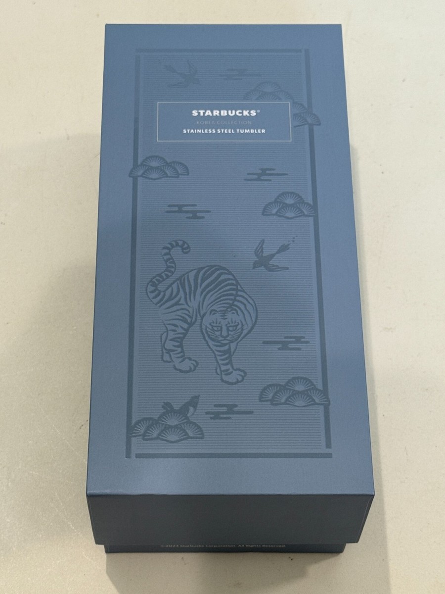 New in Box, Starbucks Korea 2024 SS Hojakdo Tumbler Tiger