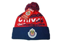 chivas beanie soccer pom red ravy  football official Merchandise rayadas liga mx