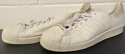 White Adidas Originals Superstar 80S Decon Trainers Men's 13 White Adidas Originals Superstar 80S Decon Trainers Men's 13