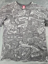 Vintage ELEMENT Skate Shirt Large Pro Model Clash Print Hook-Ups Es Streetware