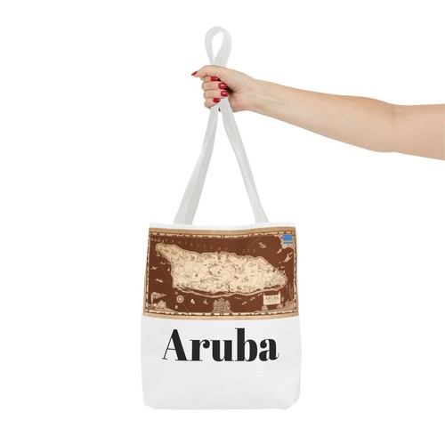 Vintage Map of Aruba from 1946 Tote Bag - Picture 17 of 49