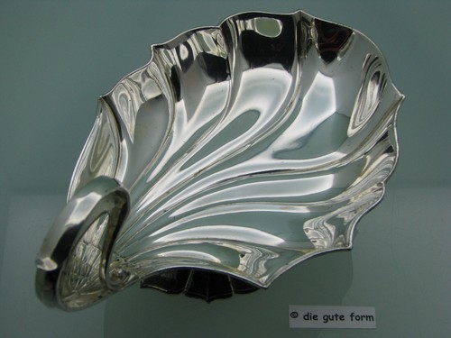 WMF Jugendstil 1910 - - - große - Obstschale - Muschelform - versilbert - - - - Bild 12 von 18
