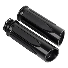 1" Handlebar Hand Grips For Harley Heritage Softail Street Road Glide FLTR FLHX
