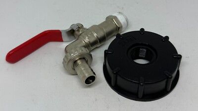 #ad TMOK D8 9826 1 2 INCH LEVER OUTSIDE GARDEN TAP EASY TURN BRASS W 2X1 2quot; CAP NEW $29.99