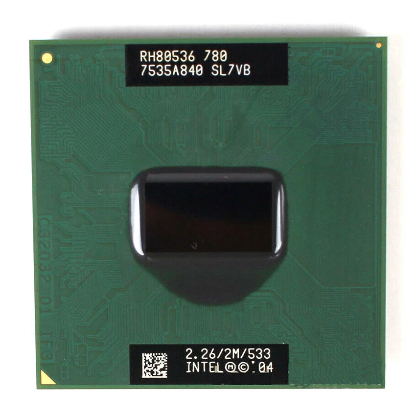 Intel Pentium M 780 2.26 GHz 2M Socket 479 SL7VB Mobile processor Notebook CPU - Image 3 of 3