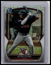 2023 Bowman Chrome #BCP-175 Victor Izturis Chrome Prospects Mojo Refractor