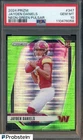 2024 Panini Neon Green Pulsar Prizm #347 Jayden Daniels RC Rookie PSA 10