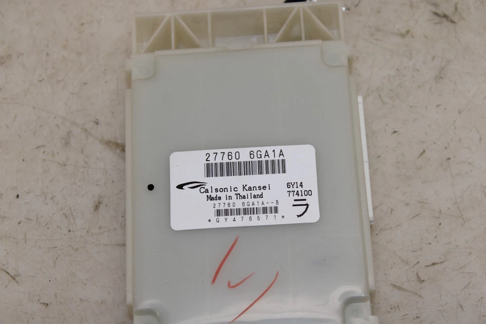 Модуль управления ОВК 2014-2020 Nissan 370z 277606GA1A OEM MW89 - Изображение 2 из 4