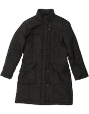 FAY Womens Padded Coat UK 14 Medium Brown Polyamide AQ10