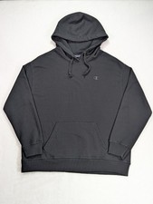Champion Size XL Black Powerblend Fleece Hoodie Pullover