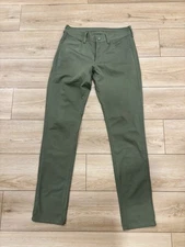 Rhone Pants Mens 30 x 33 Green Commuter Slim Fit Stretch Style 100554 Tech Chino