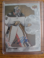 JOHN GIBSON AUTO! 2023-24 Upper Deck Engrained