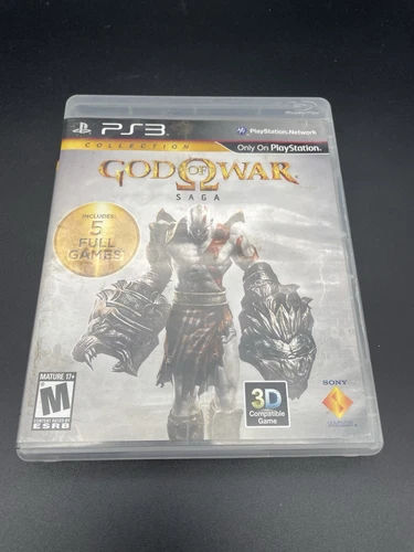 God of War Saga Collection PS3 (Sony Playstation 3, 2012) 2-Discs No Codes