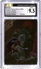 1996 SkyBox Batman Master Series Romas Batman Fantasy #4 CGC 9.5