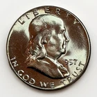 1957 Franklin Half Dollar UNCIRCULATED 90% Silver