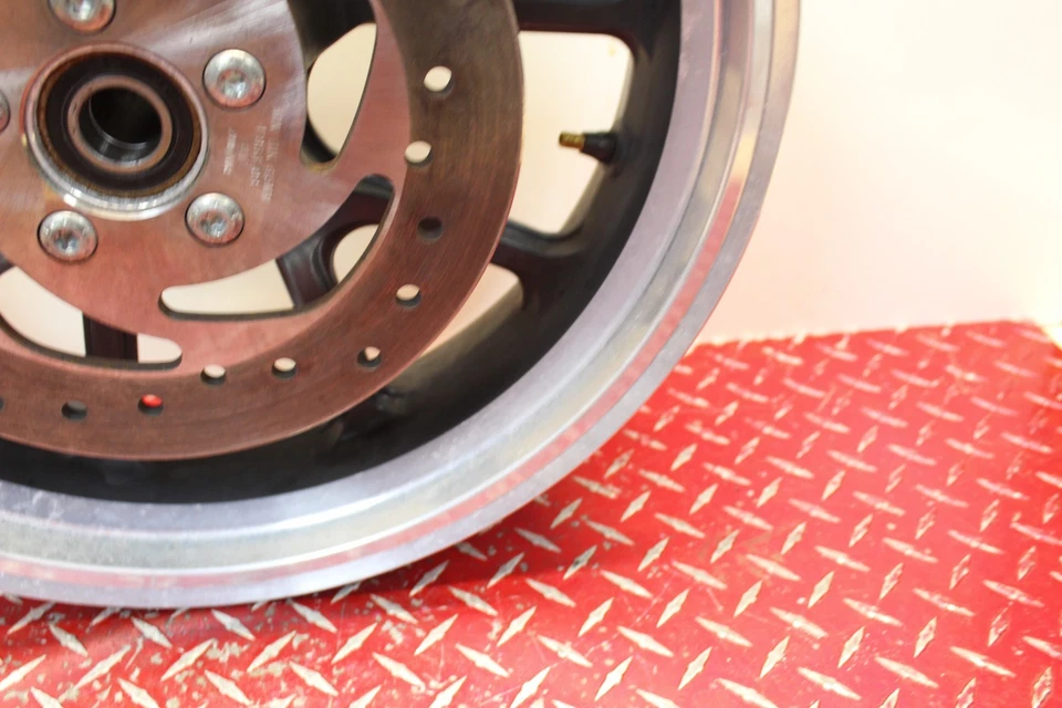 2011 HARLEY SPORTSTER XL 883 low 18" X 3.5" MAG REAR WHEEL RIM ROTOR SP108 - Image 4 of 4