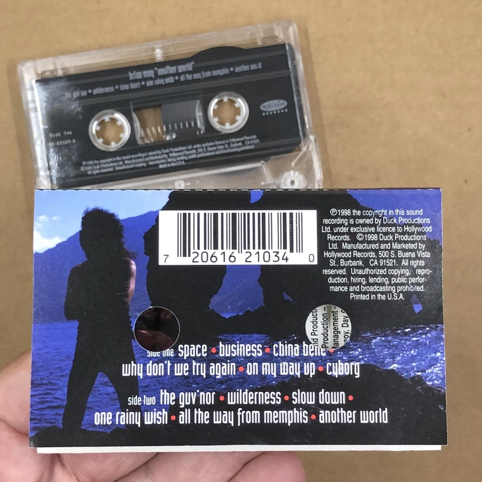 BRIAN MAY Cassette Tape Rock Pop ANOTHER WORLD TAYLOR HAWKINS JEFF BECK QUEEN Foto 4 de 4