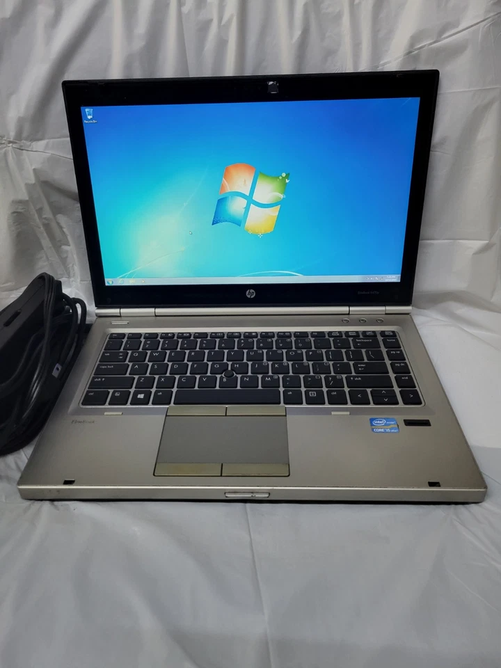 HP ELITEBOOK 8470P Laptop w/ Intel Core i5-3340M 2.70 GHZ + 8 GB,256GB SSD WIN 7 - Image 4 of 4