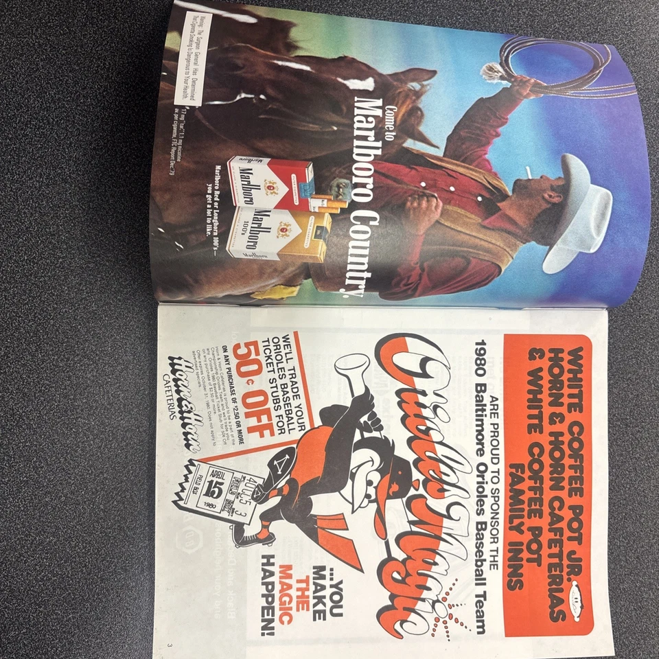 1980 Baltimore Orioles Scorebook 4th Edition - Image 2 of 4