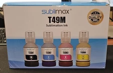 T49M Sublimation Refill ink for F170 F570 F530 F500 F550 Printer NEW SEALED