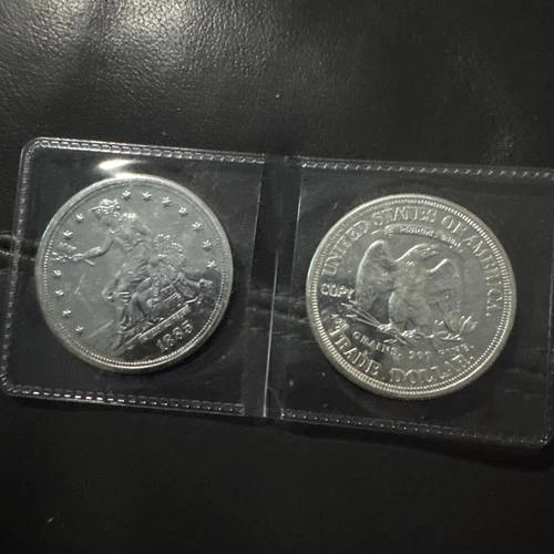2 Trade Dollar Style Silver Ounces