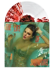 Taylor Swift The Life Of A Showgirl Vinyl LP Honestly Wild Transparent Splatter